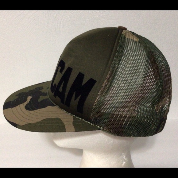 171 Cam Snapback Camo Foam Trucker w Mesh Hat Cap - Picture 4 of 8